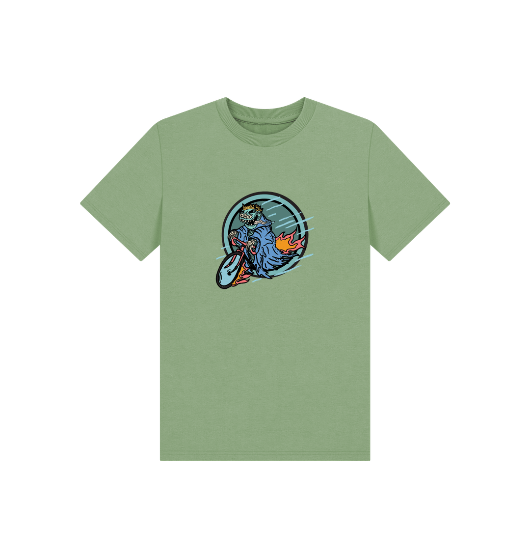Sage Printed Kids T-Shirt Front