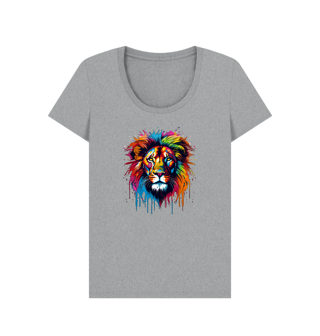 Athletic Grey Printed T-shirt