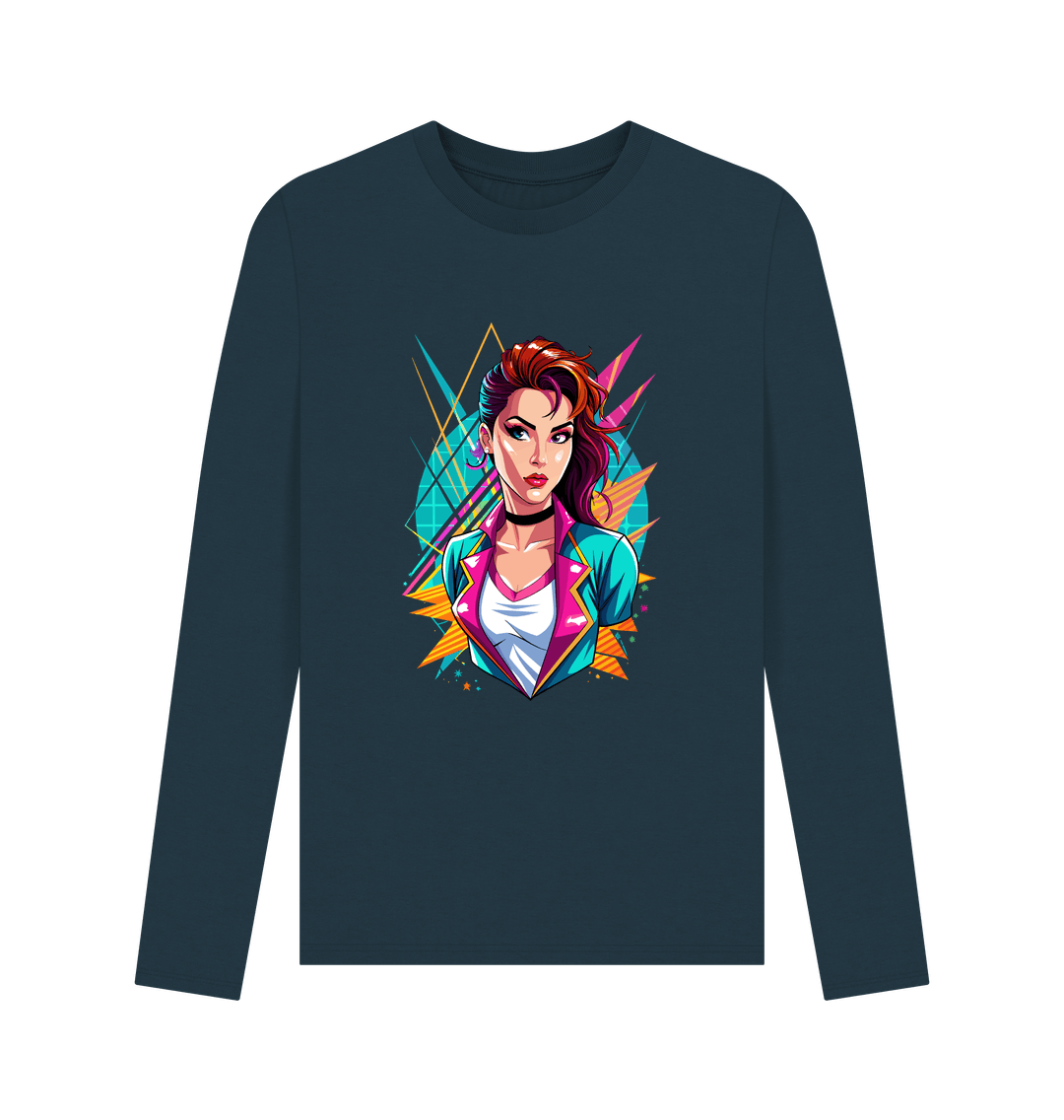 Long-sleeved t-shirt with graphic design