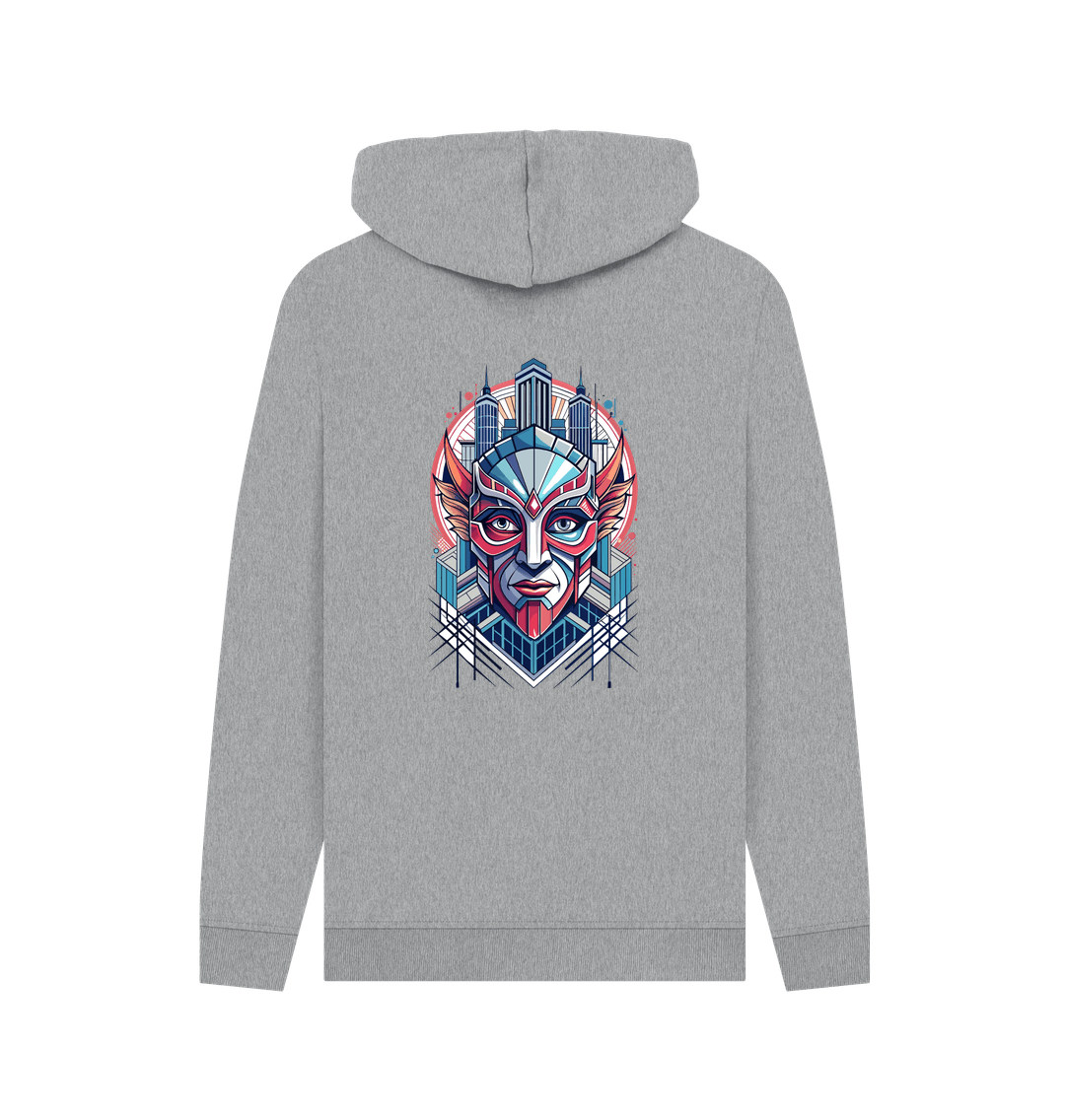 Light Heather Printed Hoody