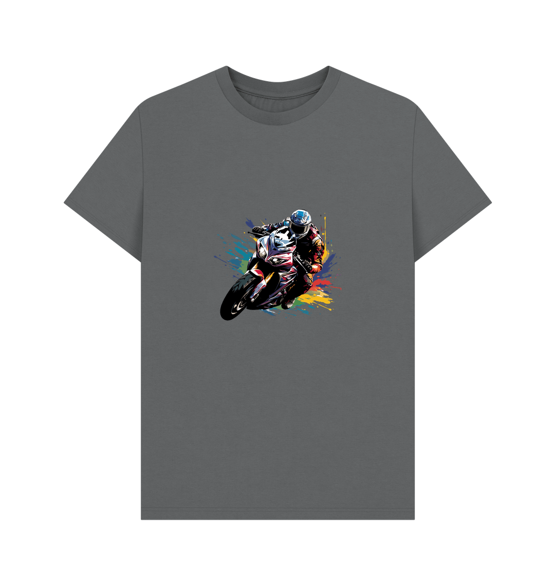 Slate Grey Printed T-shirt