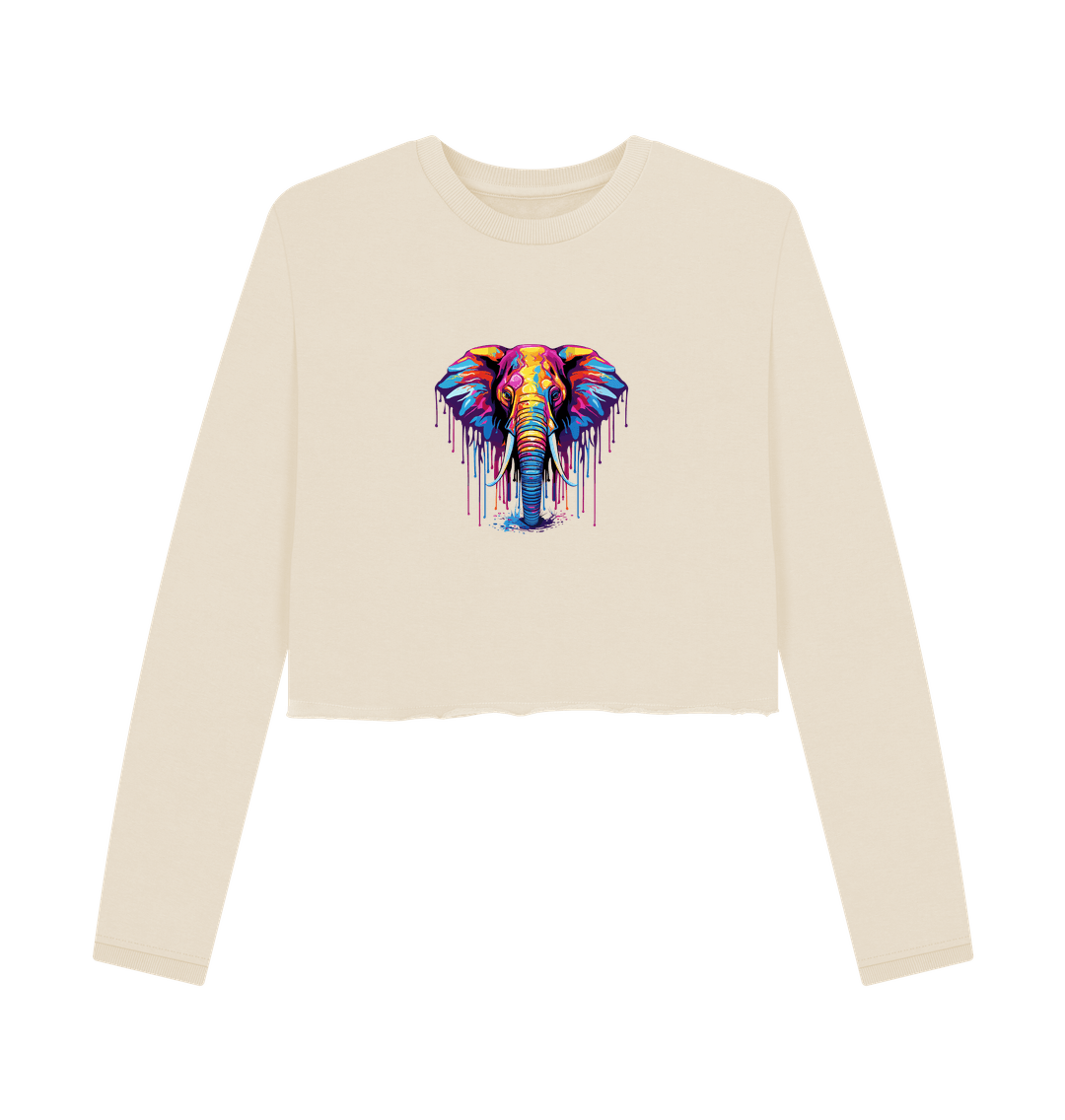 Oat Printed Boxy Jumpers