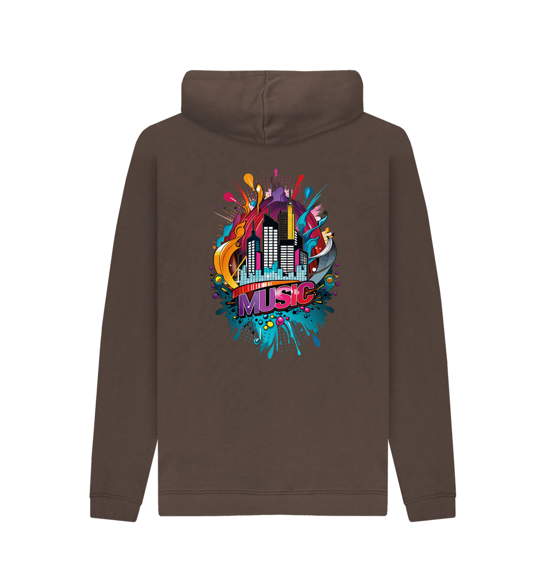 Chocolate Printed Hoody