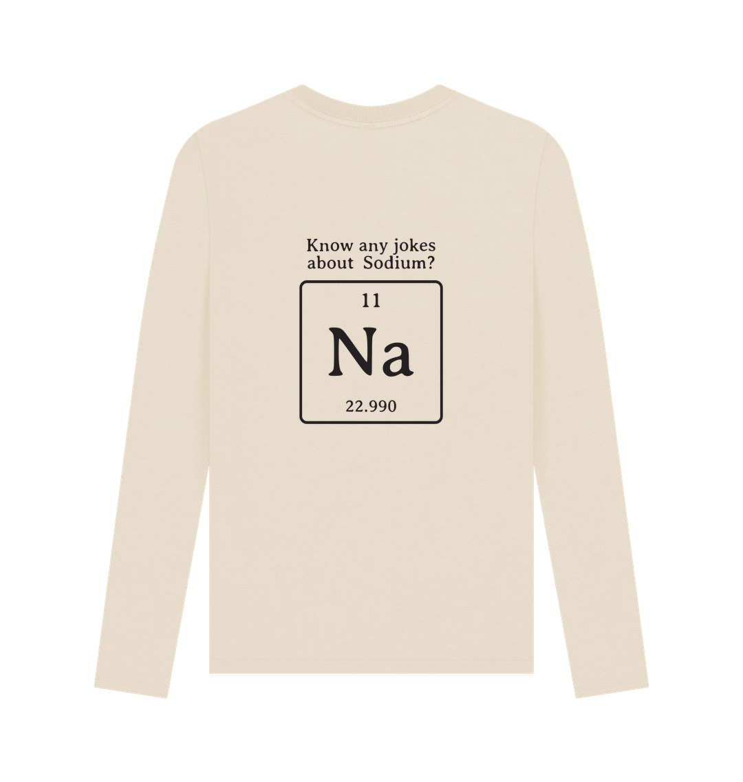 Long-sleeved t-shirt with periodic table element
