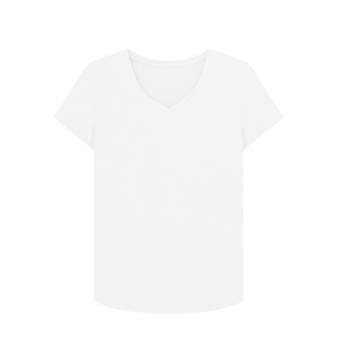 White Printed T-shirt Front