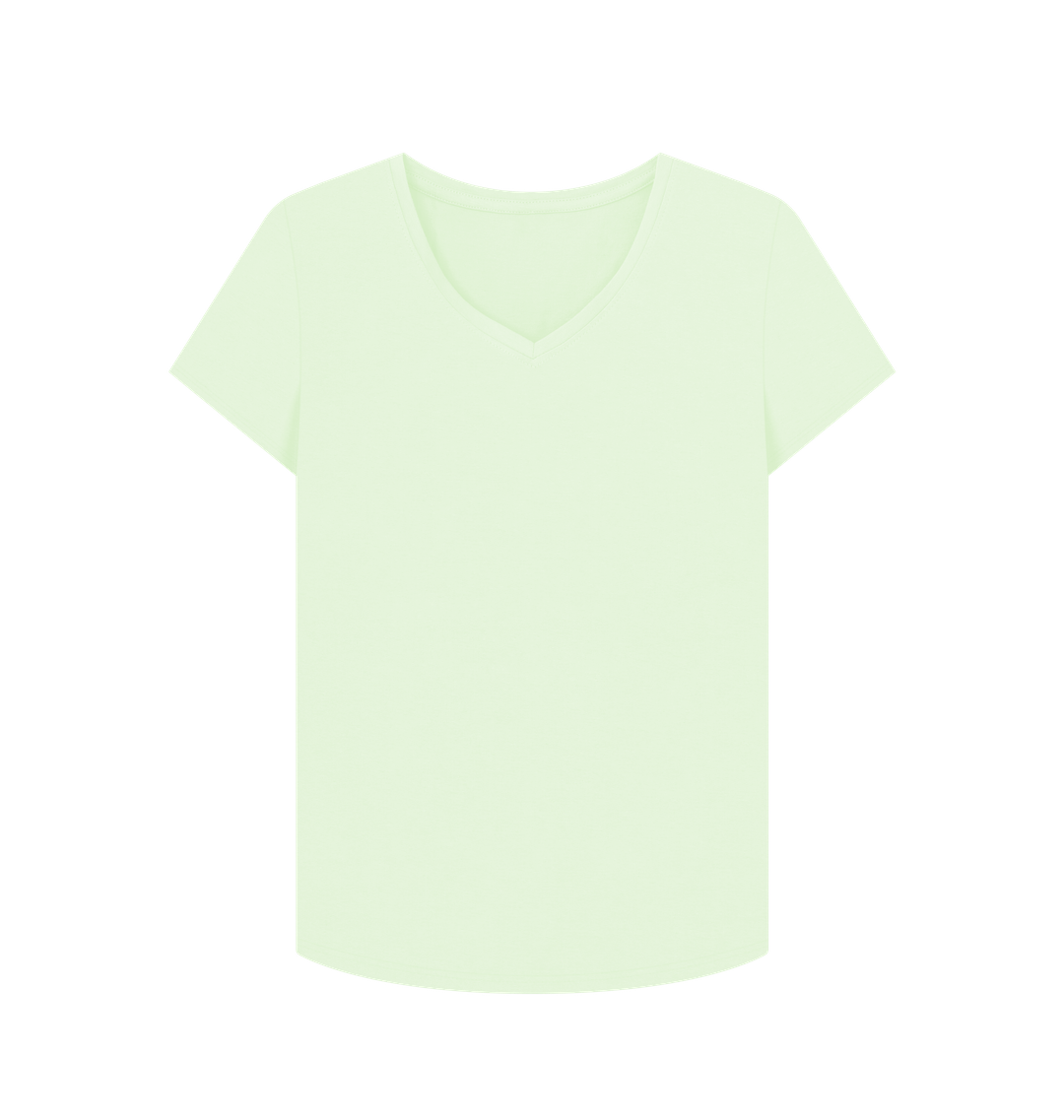 Pastel Green Printed T-shirt Front