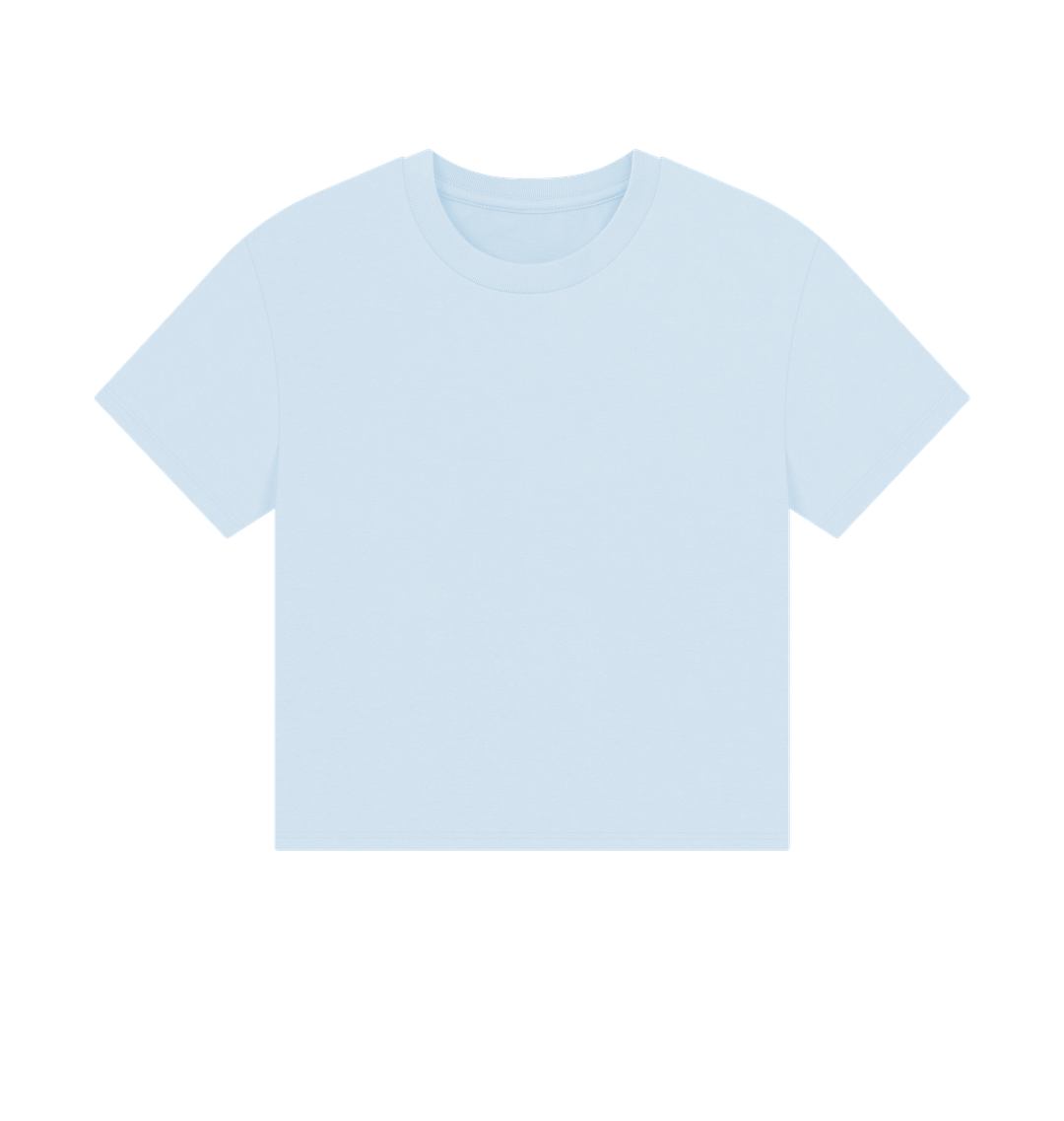 Sky Blue Printed T-shirt