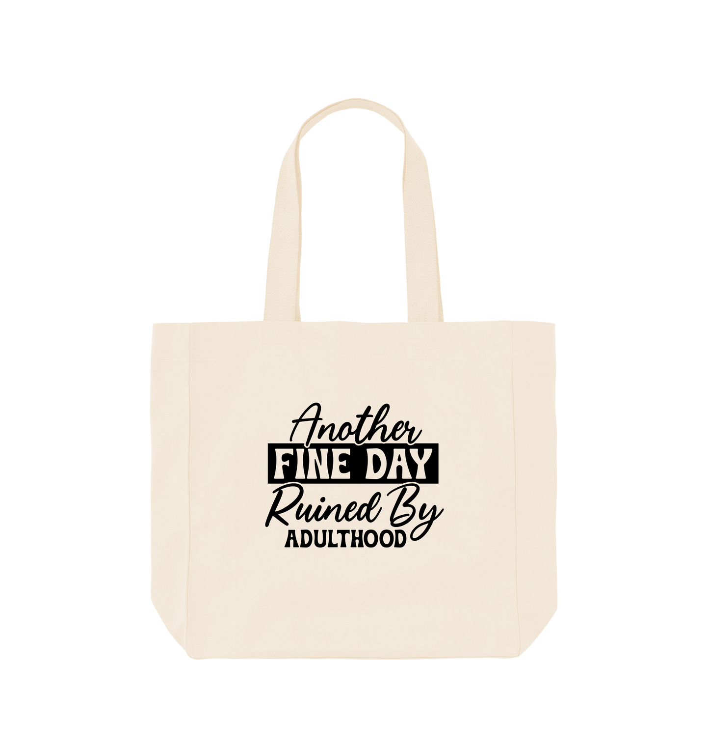 Natural Printed Bag