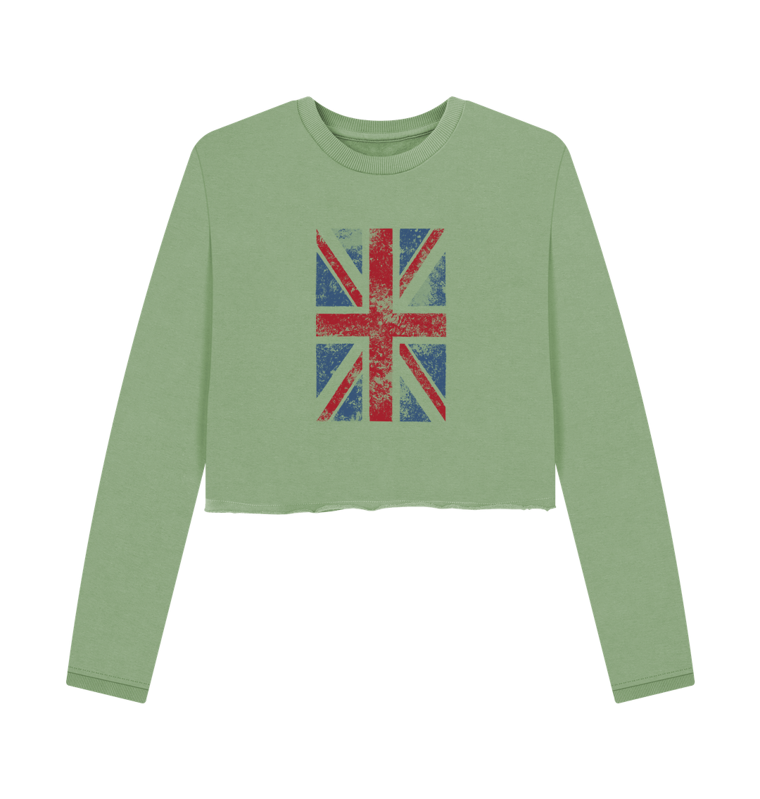 Sage Printed Boxy Jumpers