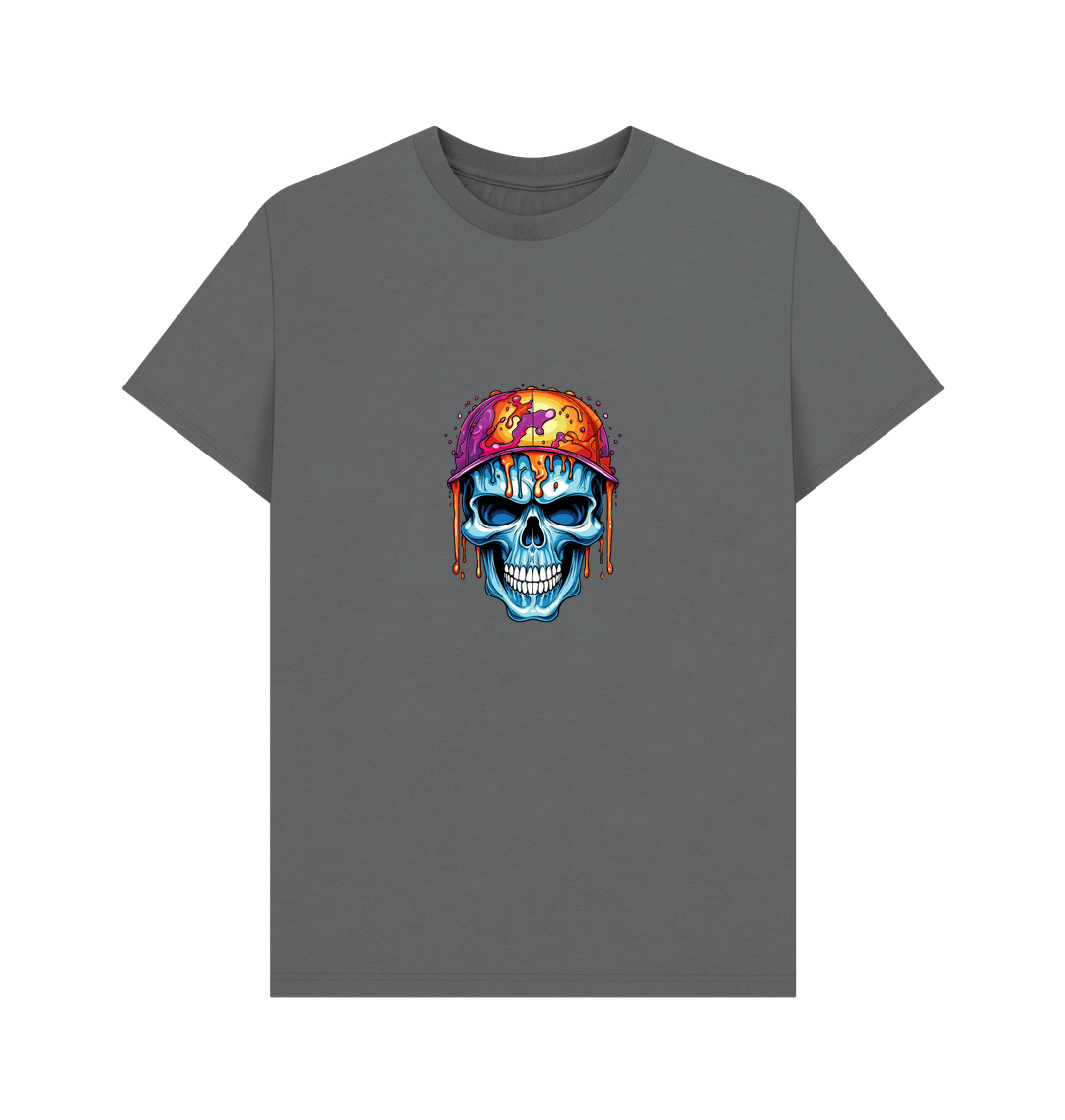 Slate Grey Printed T-shirt