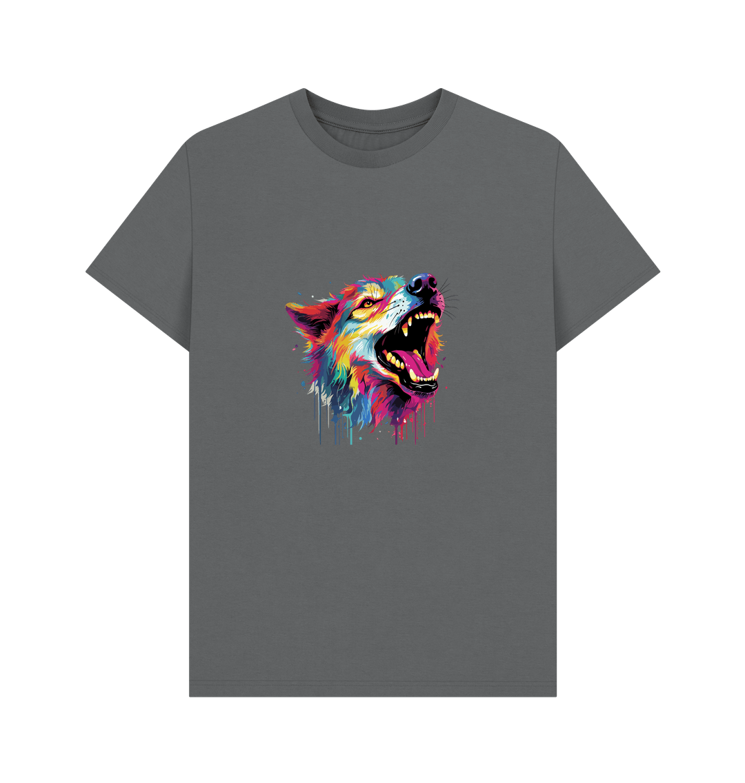 Slate Grey Printed T-shirt