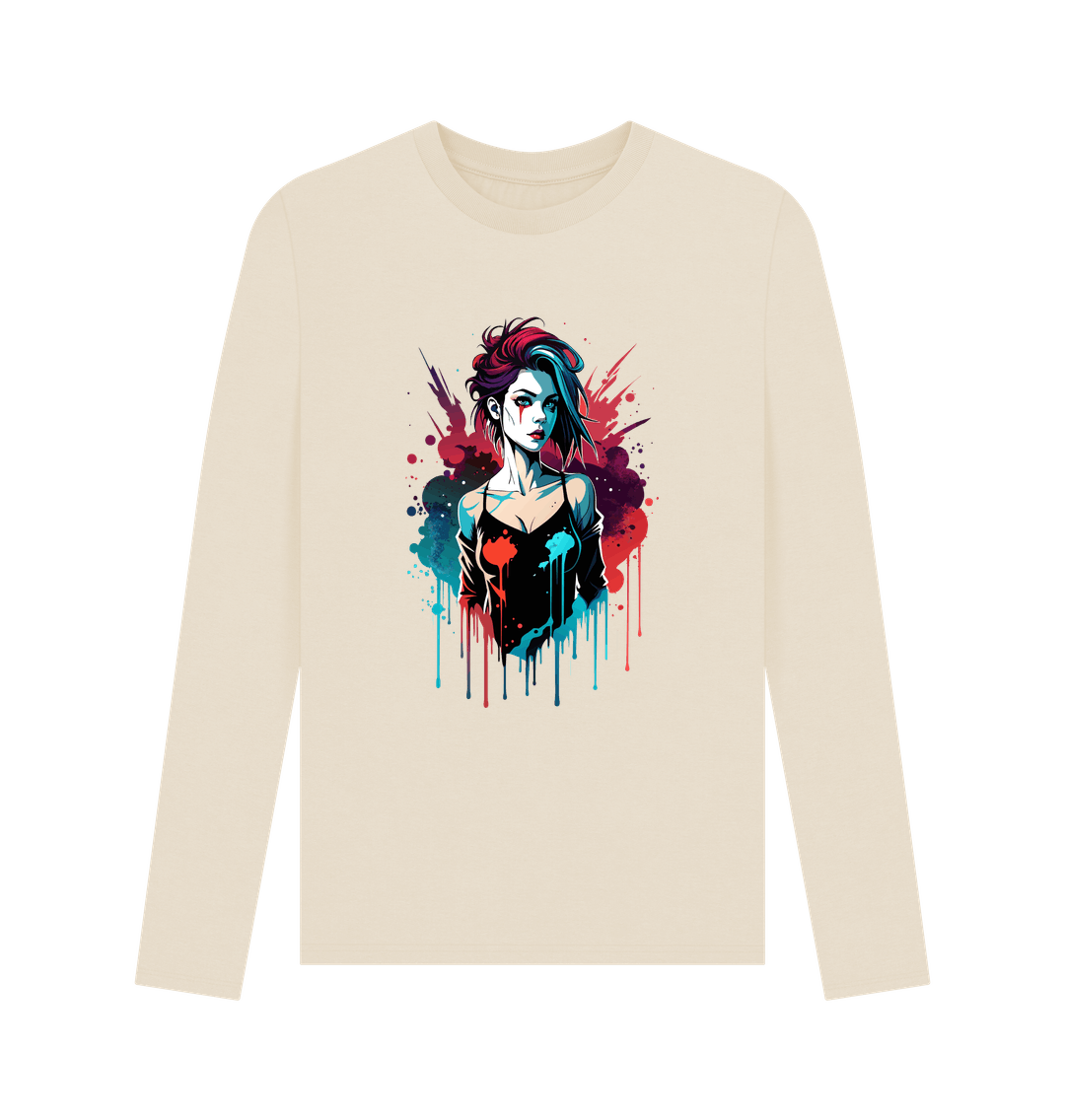 Long-sleeved t-shirt with graphic design