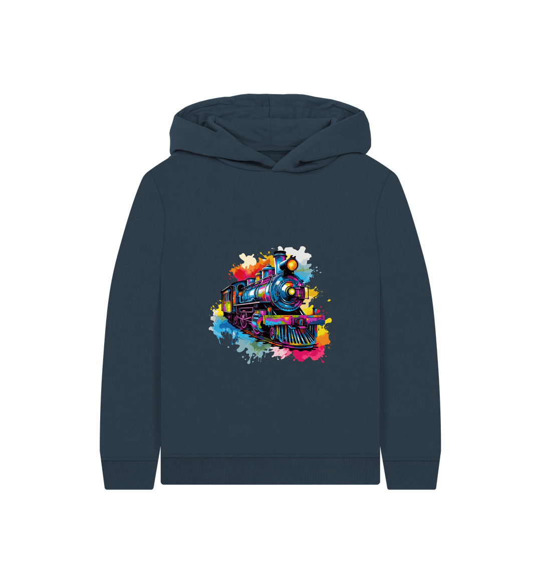 Colorful train design hoodie