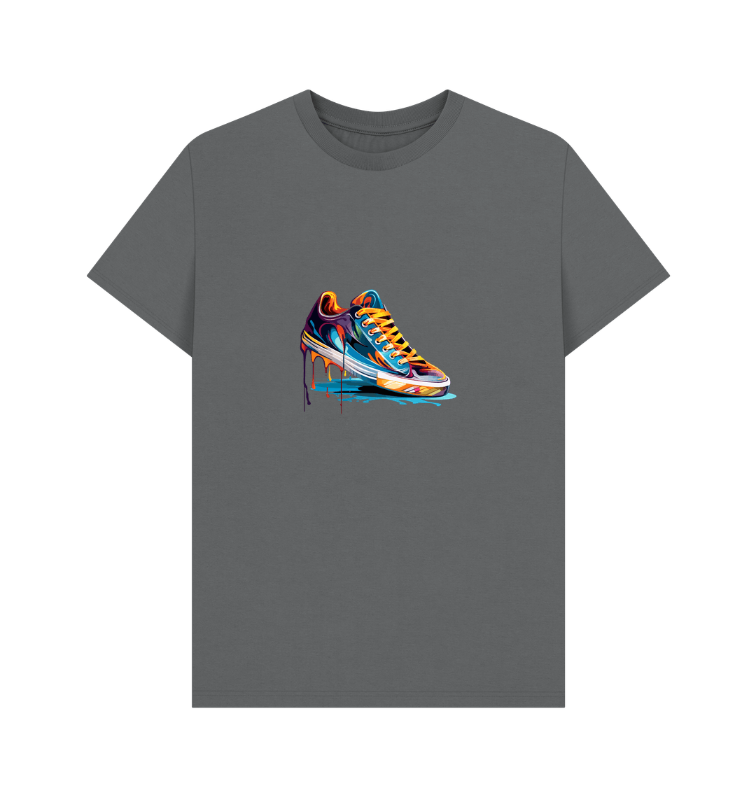 Slate Grey Printed T-shirt