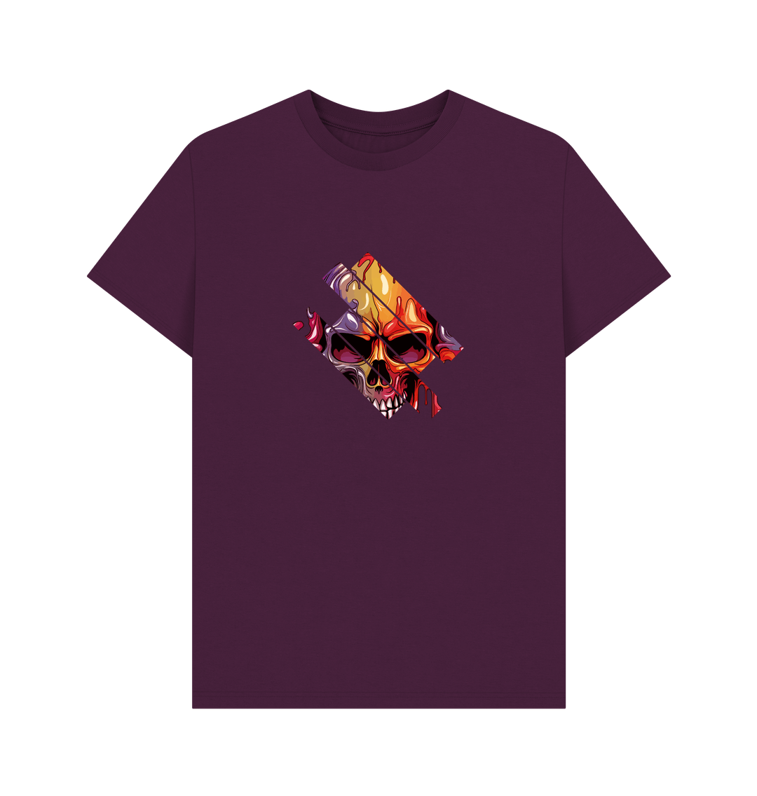 Purple Printed T-shirt