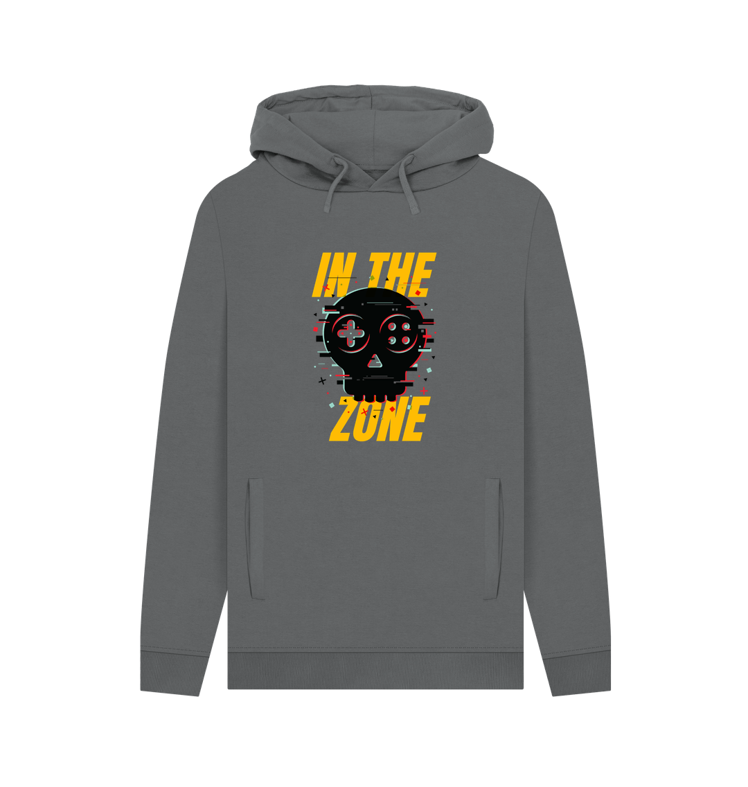 Slate Grey Printed Hoody
