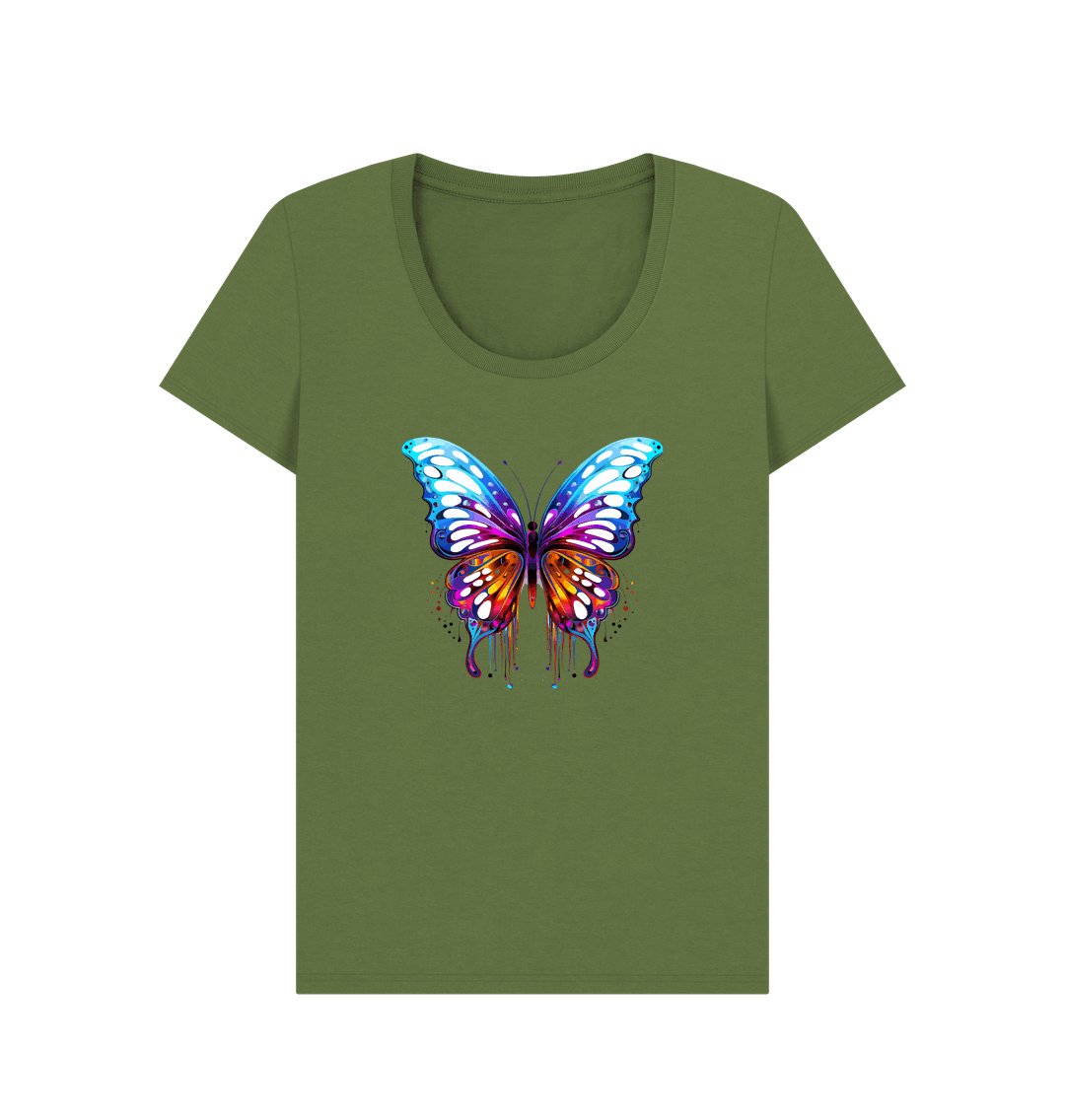 Khaki Printed T-shirt