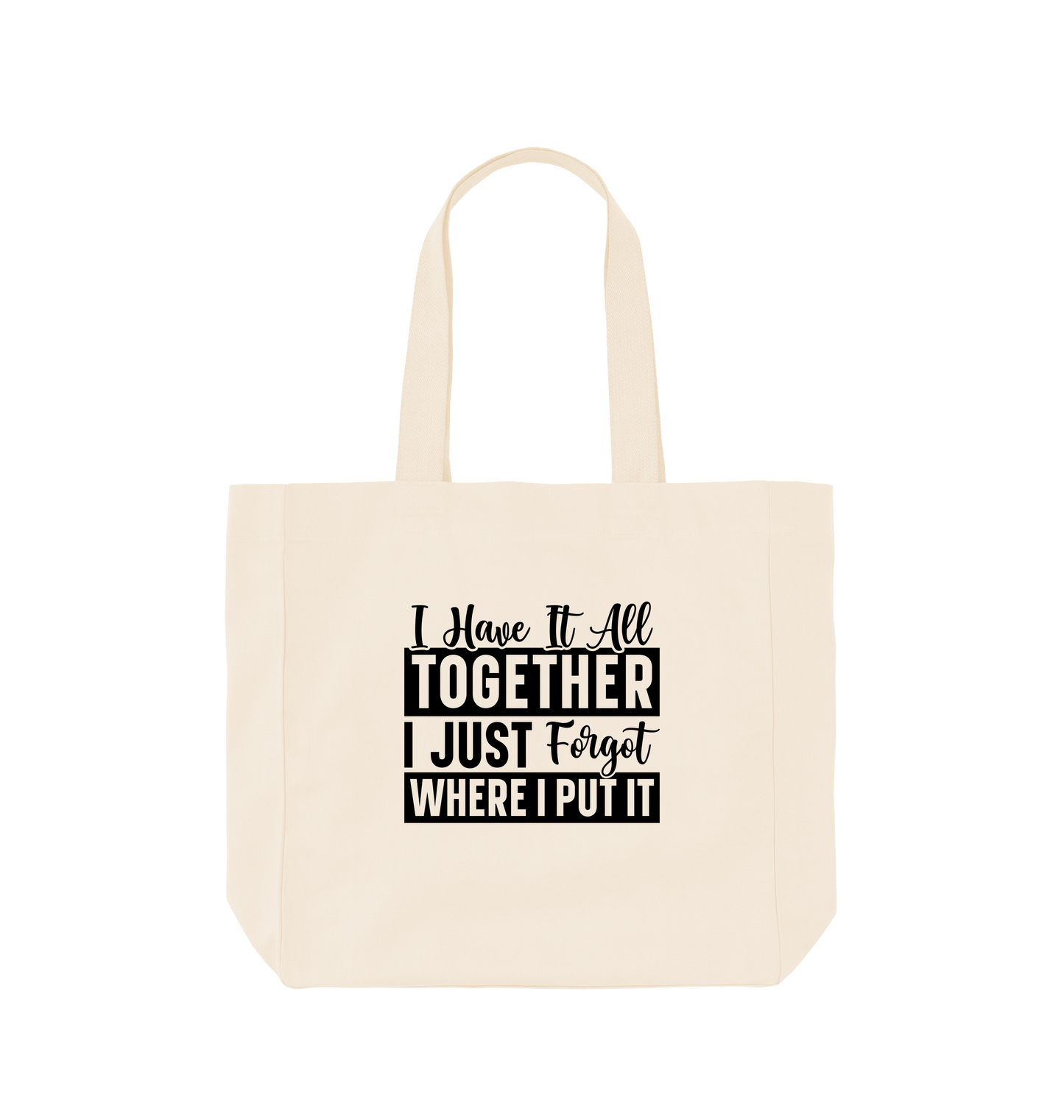 Natural Printed Bag