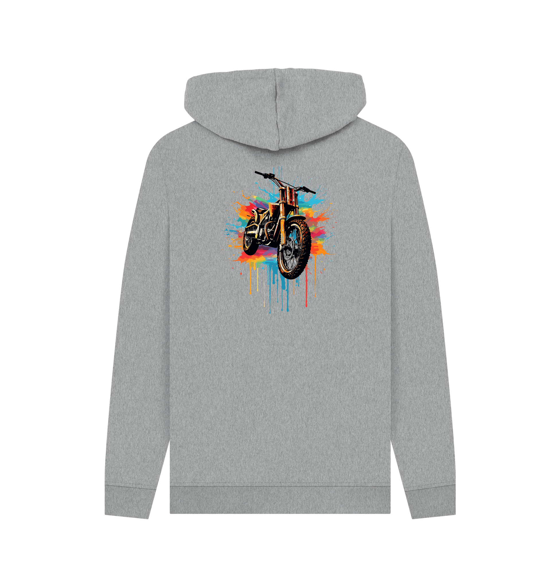 Light Heather Printed Hoody