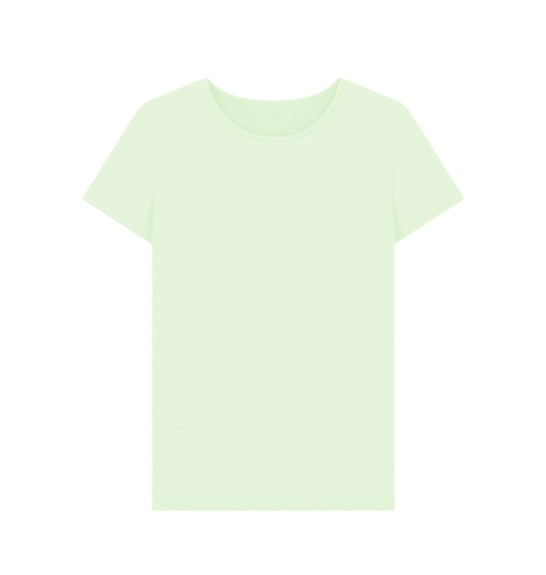 Light green t-shirt with short sleeves