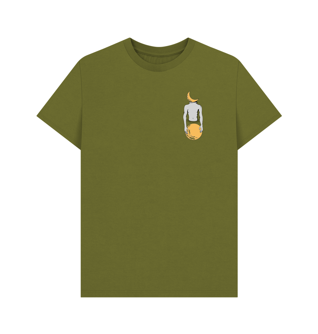 Moss Green Printed T-shirt