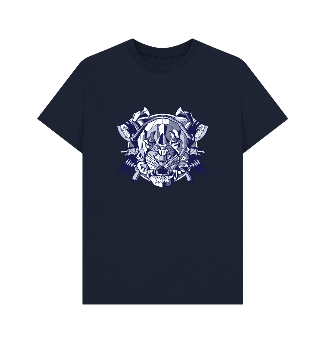Navy Blue Printed T-shirt