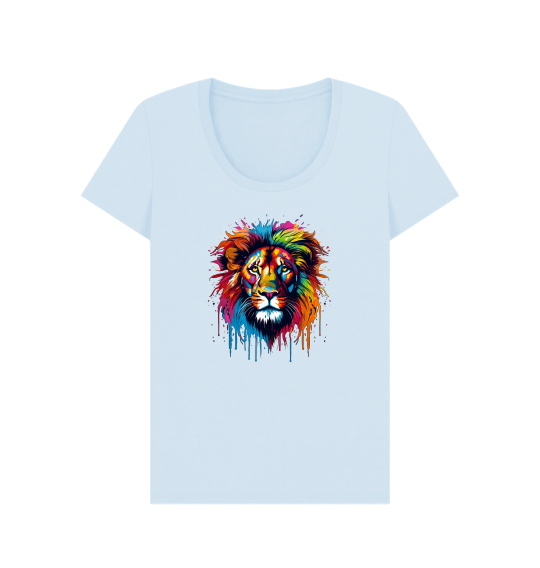 Sky Blue Printed T-shirt