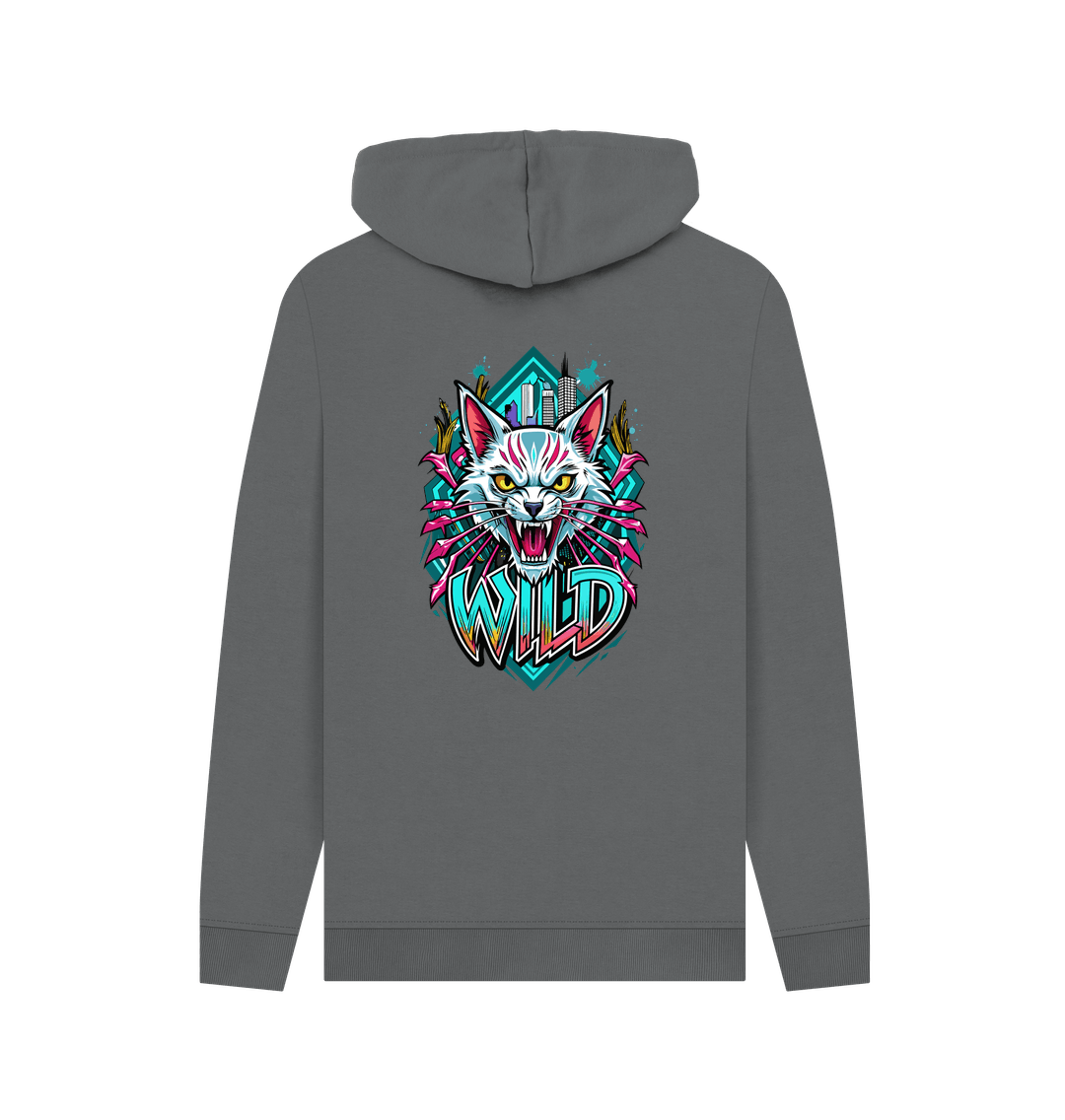 Slate Grey Printed Hoody
