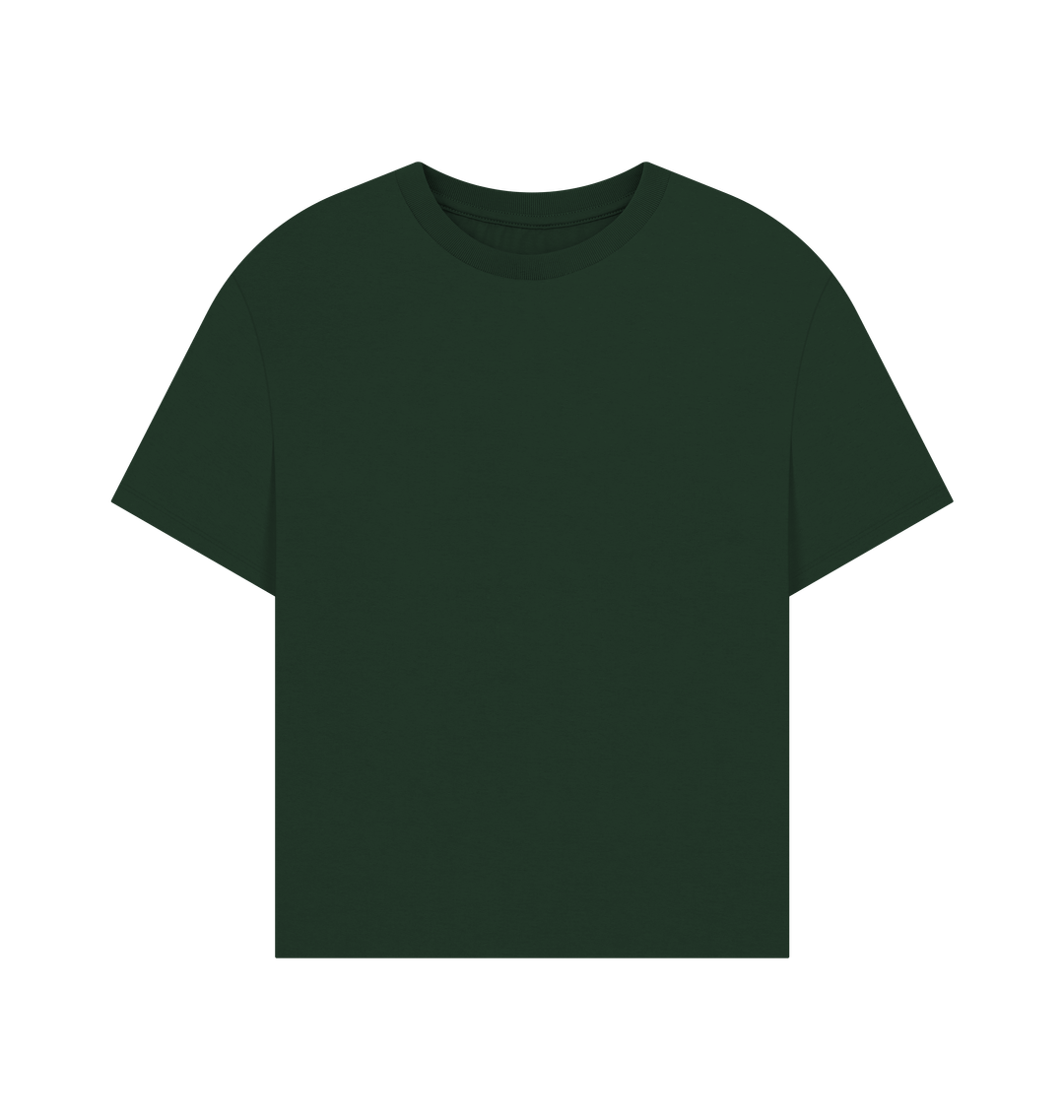 Evergreen Plain Women's Oversized Tee