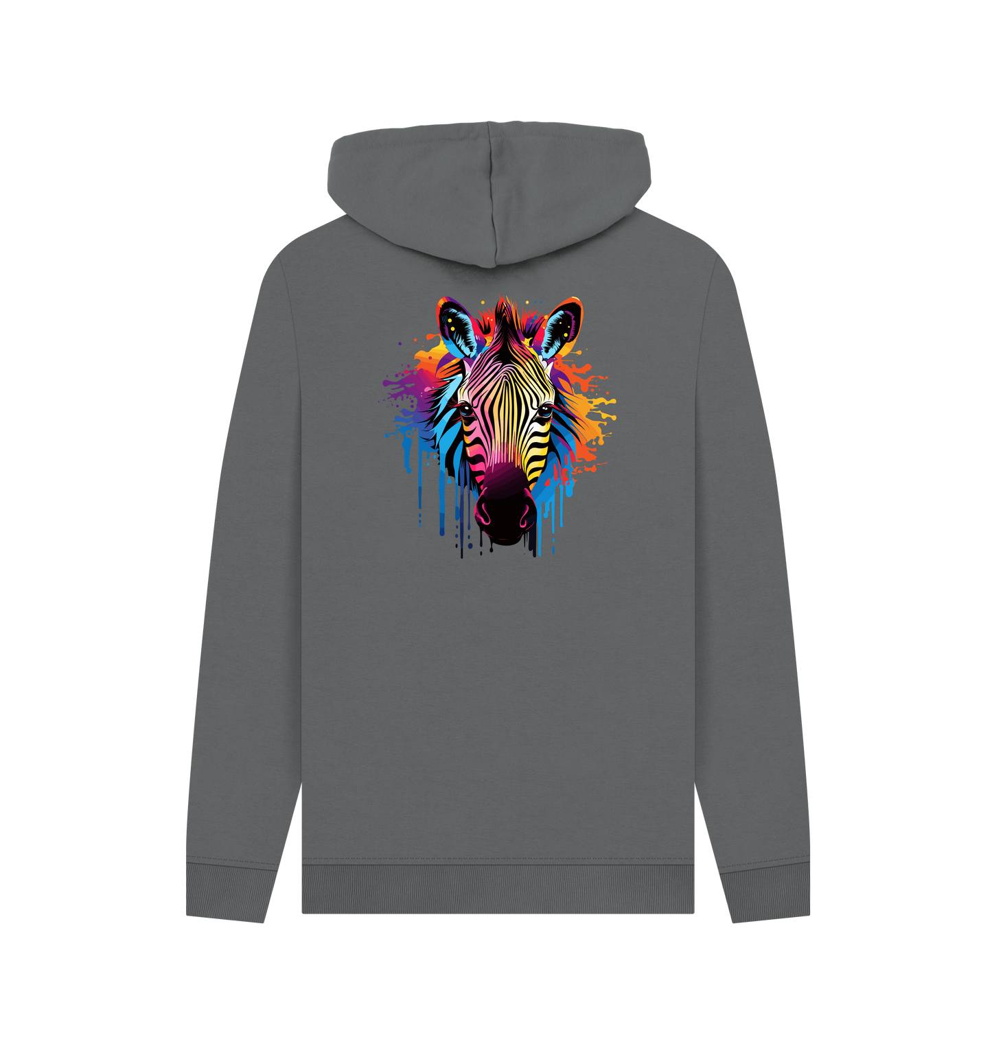 Slate Grey Printed Hoody