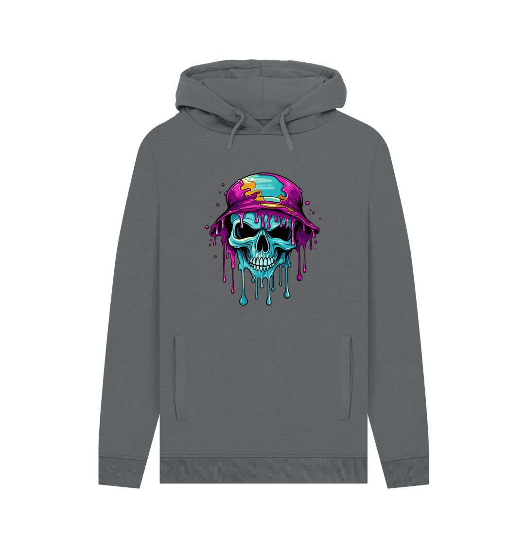 Slate Grey Printed Hoody