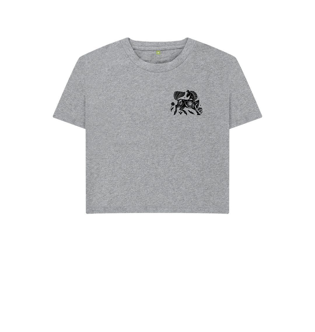 Gray t-shirt with elephant design