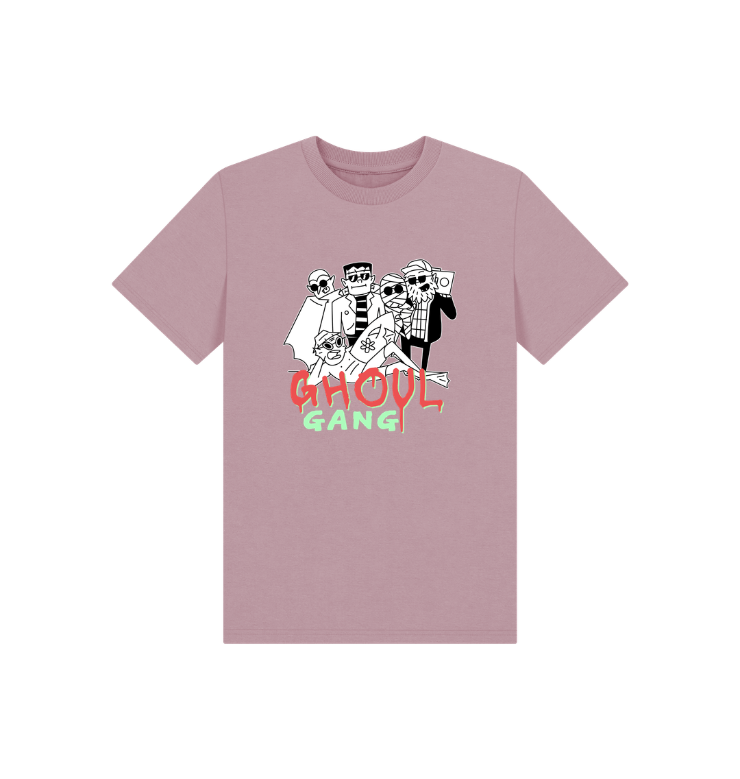 Mauve Printed Kids T-Shirt