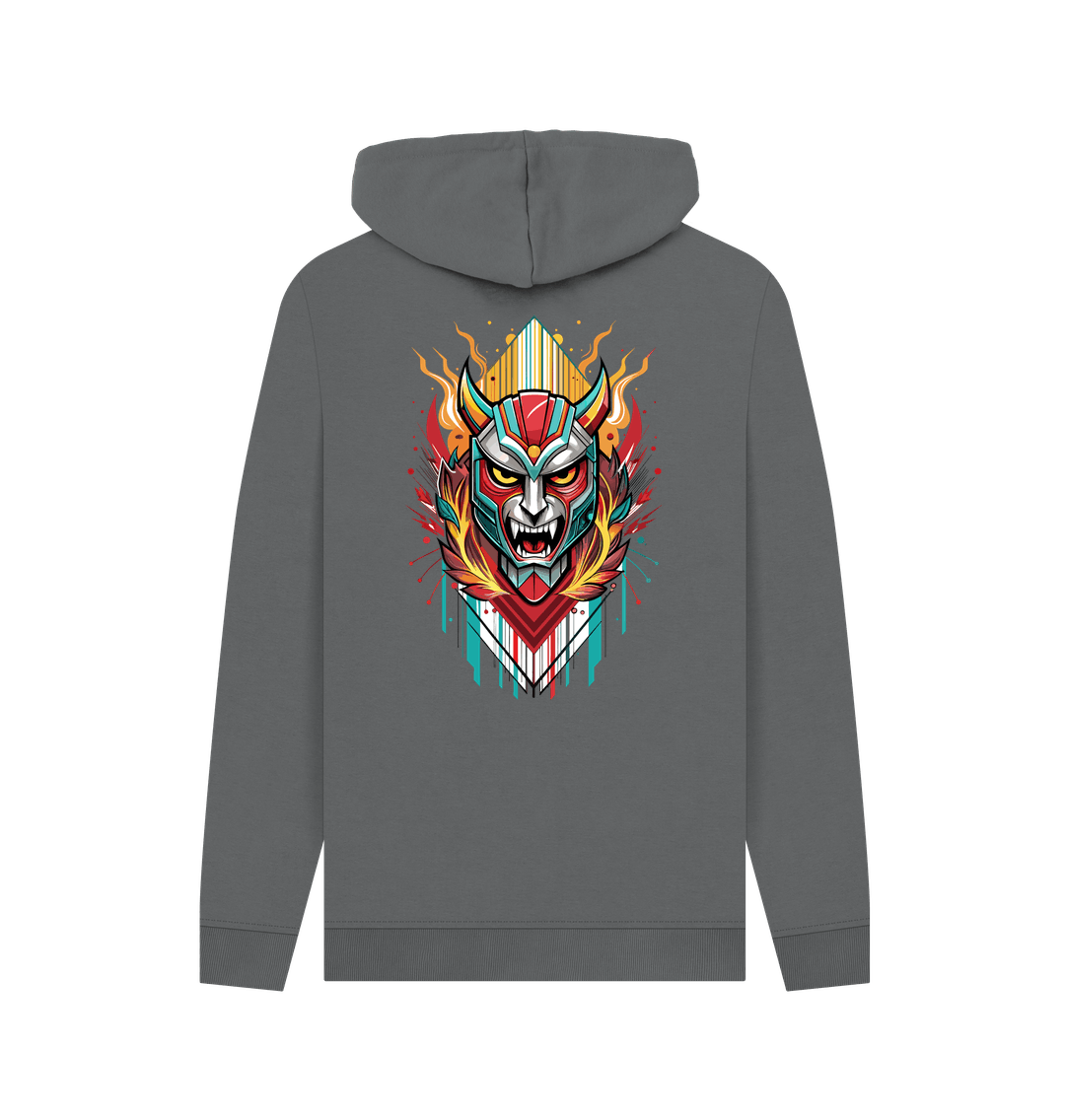 Slate Grey Printed Hoody