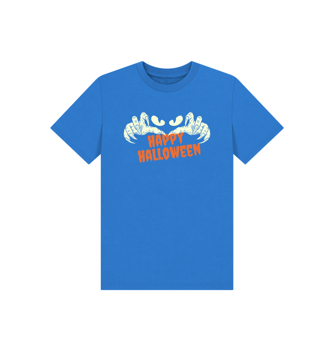 Bright Blue Printed Kids T-Shirt