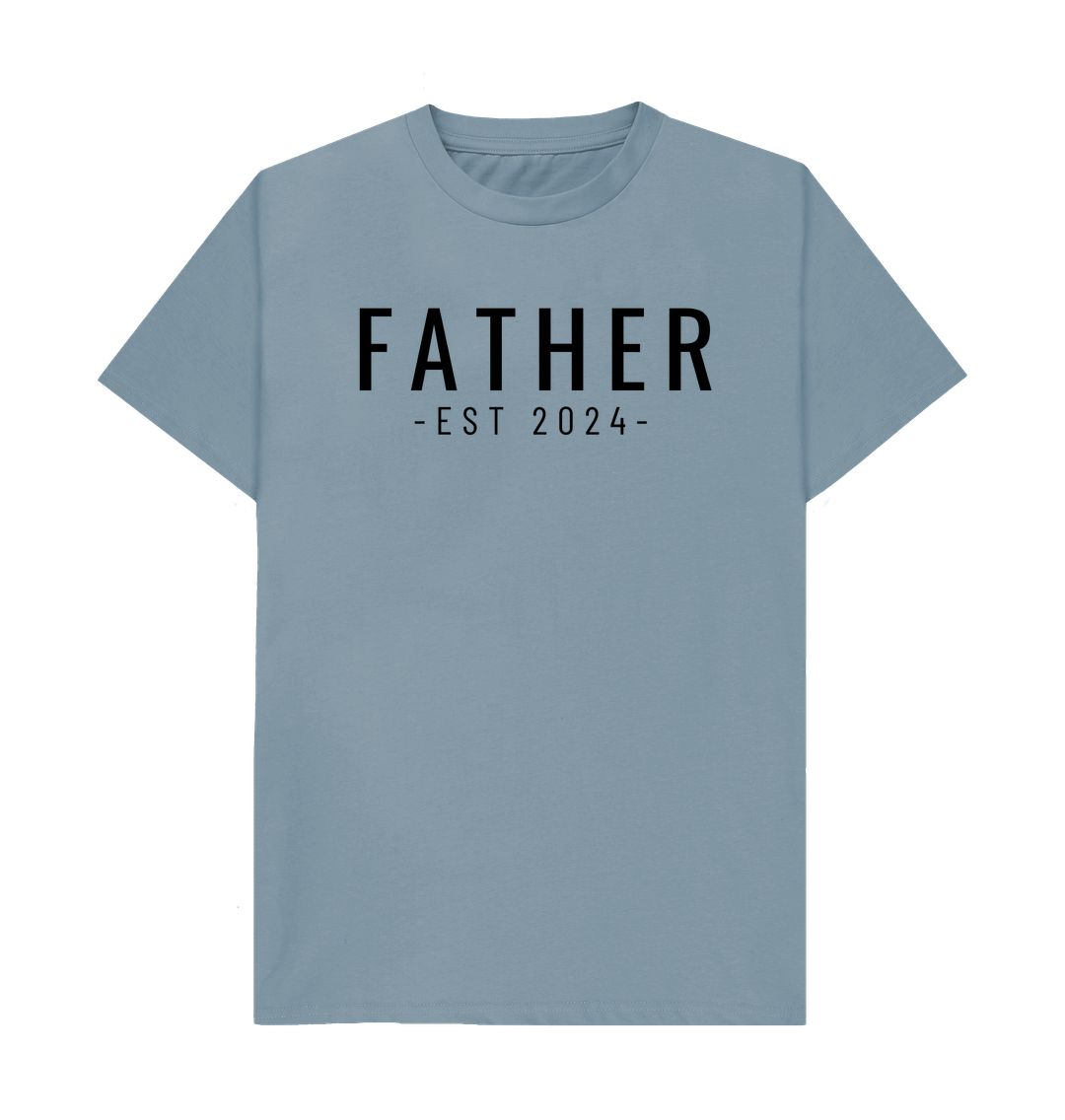 Stone Blue Printed T-shirt