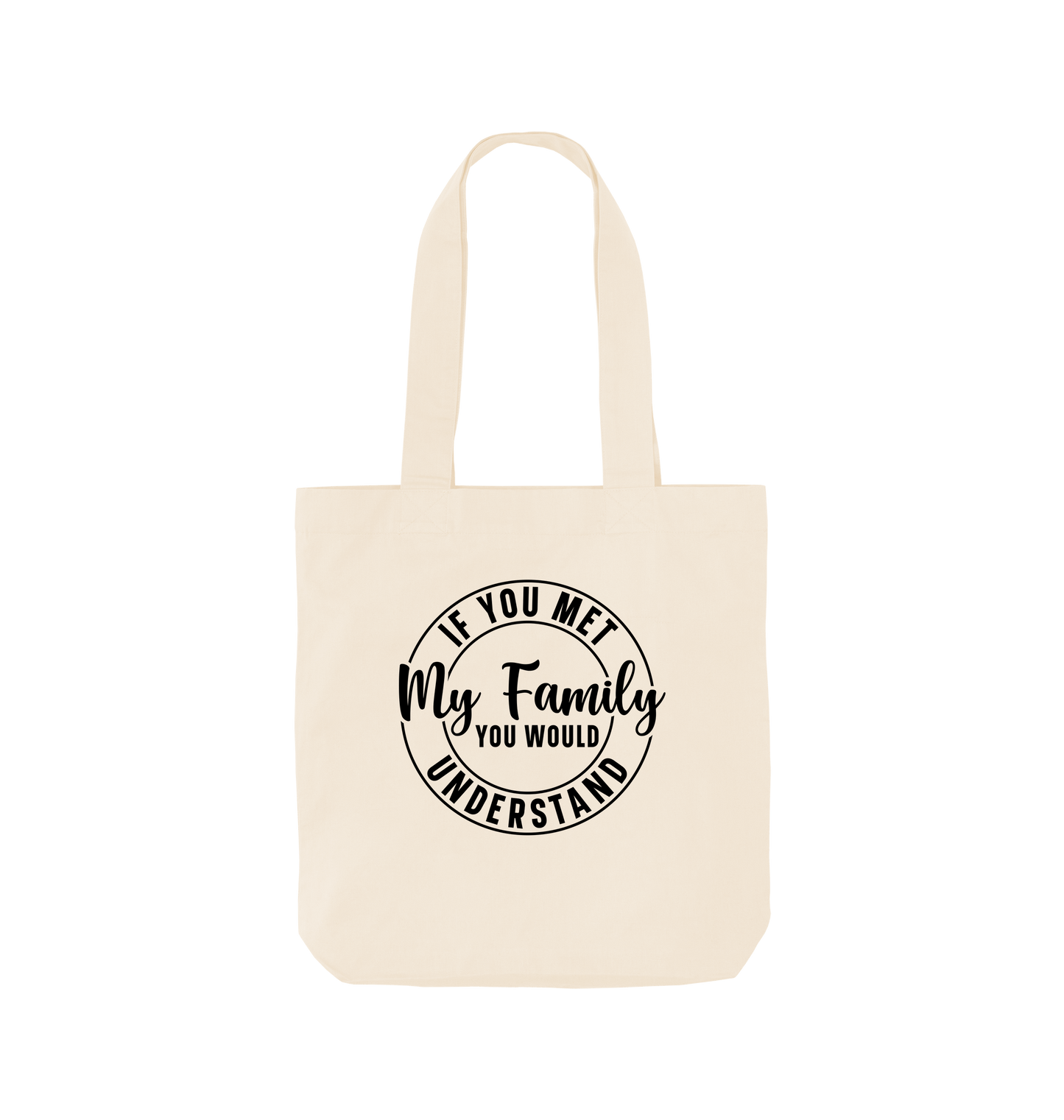 Natural Printed Bag