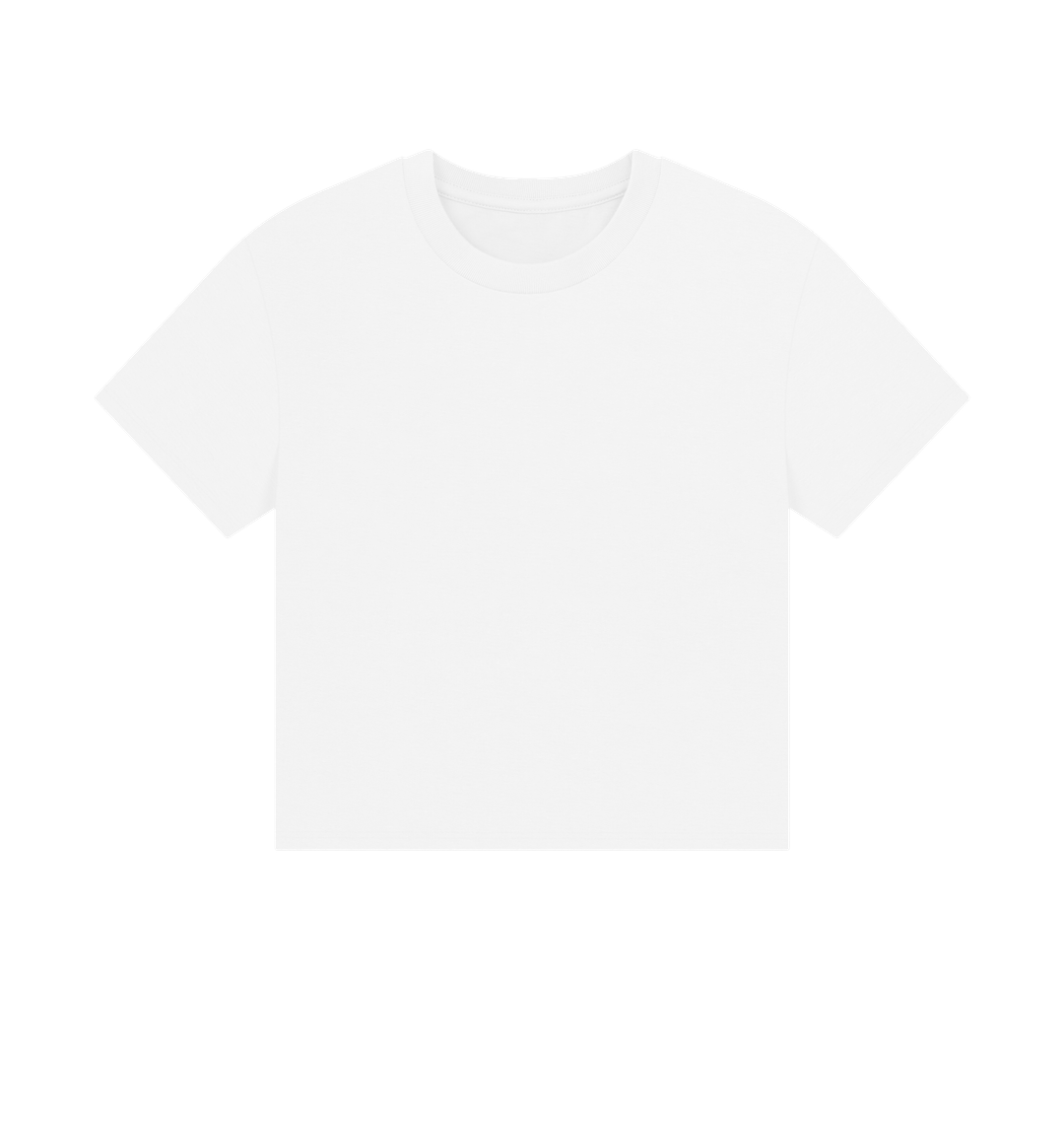 White Printed T-shirt Front