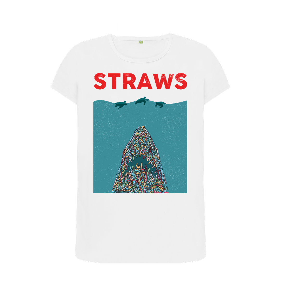 White Printed T-shirt Front