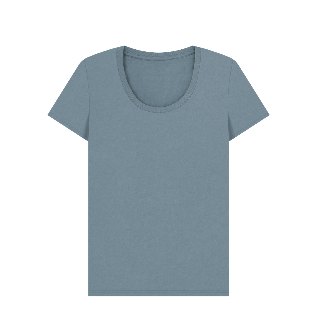 Stone Blue Printed T-shirt