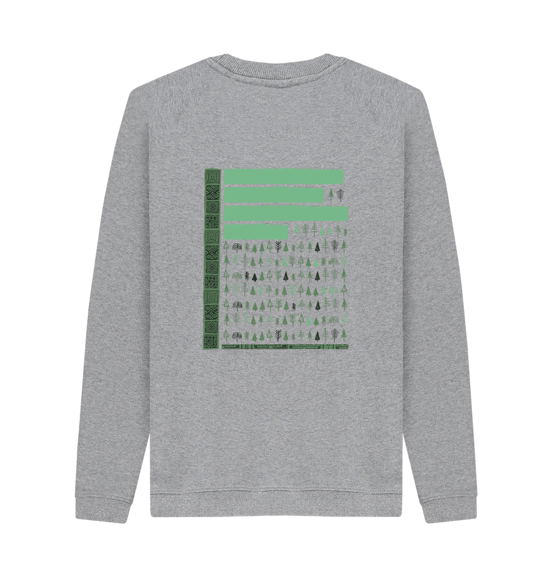 Light Heather Printed Sweater