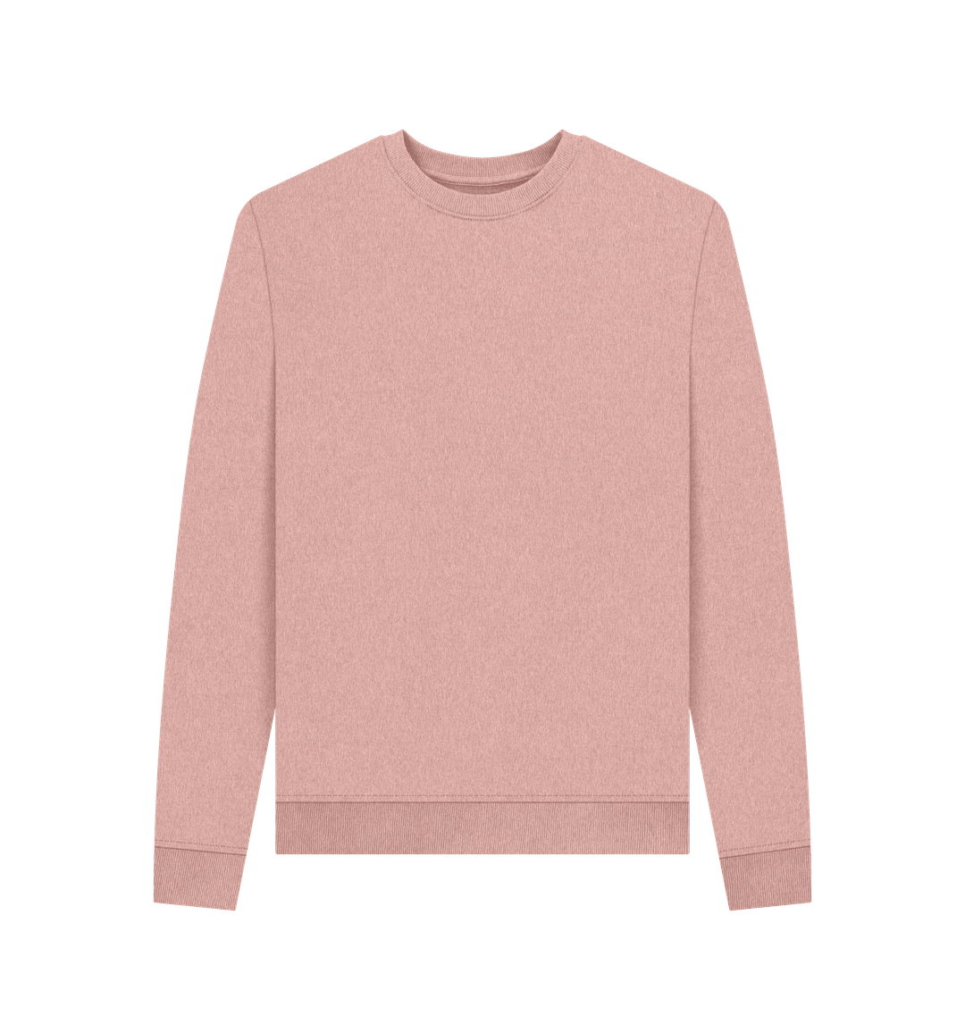 Sunset Pink Recycled Printed Sweater Front
