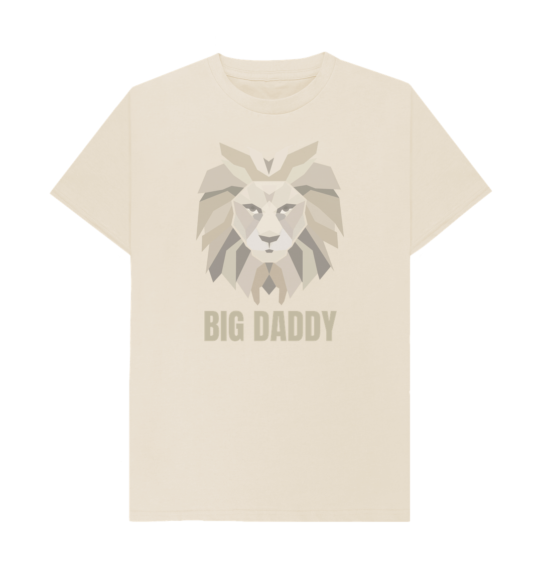 Cream t-shirt with lion graphic and text