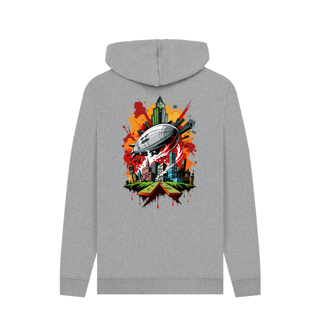 Light Heather Printed Hoody