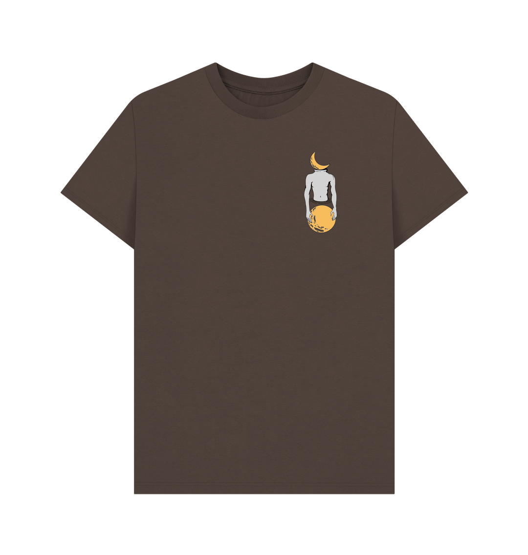 Chocolate Printed T-shirt Front