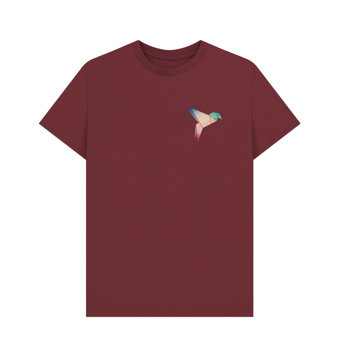 Red Wine Printed T-shirt Front