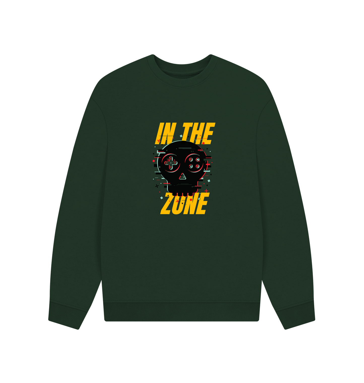 Evergreen Printed Sweater Front