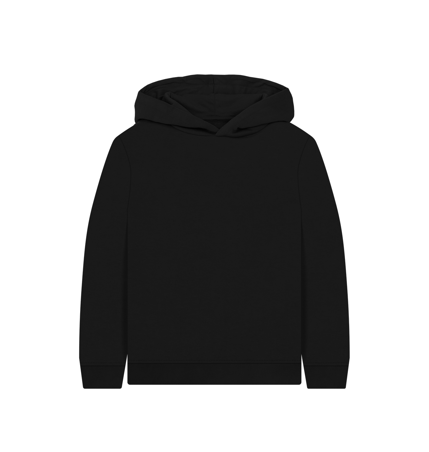 Black hoodie with hood