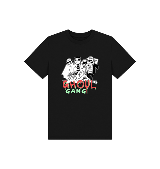 Black t-shirt with "GHOUL GANG" graphic