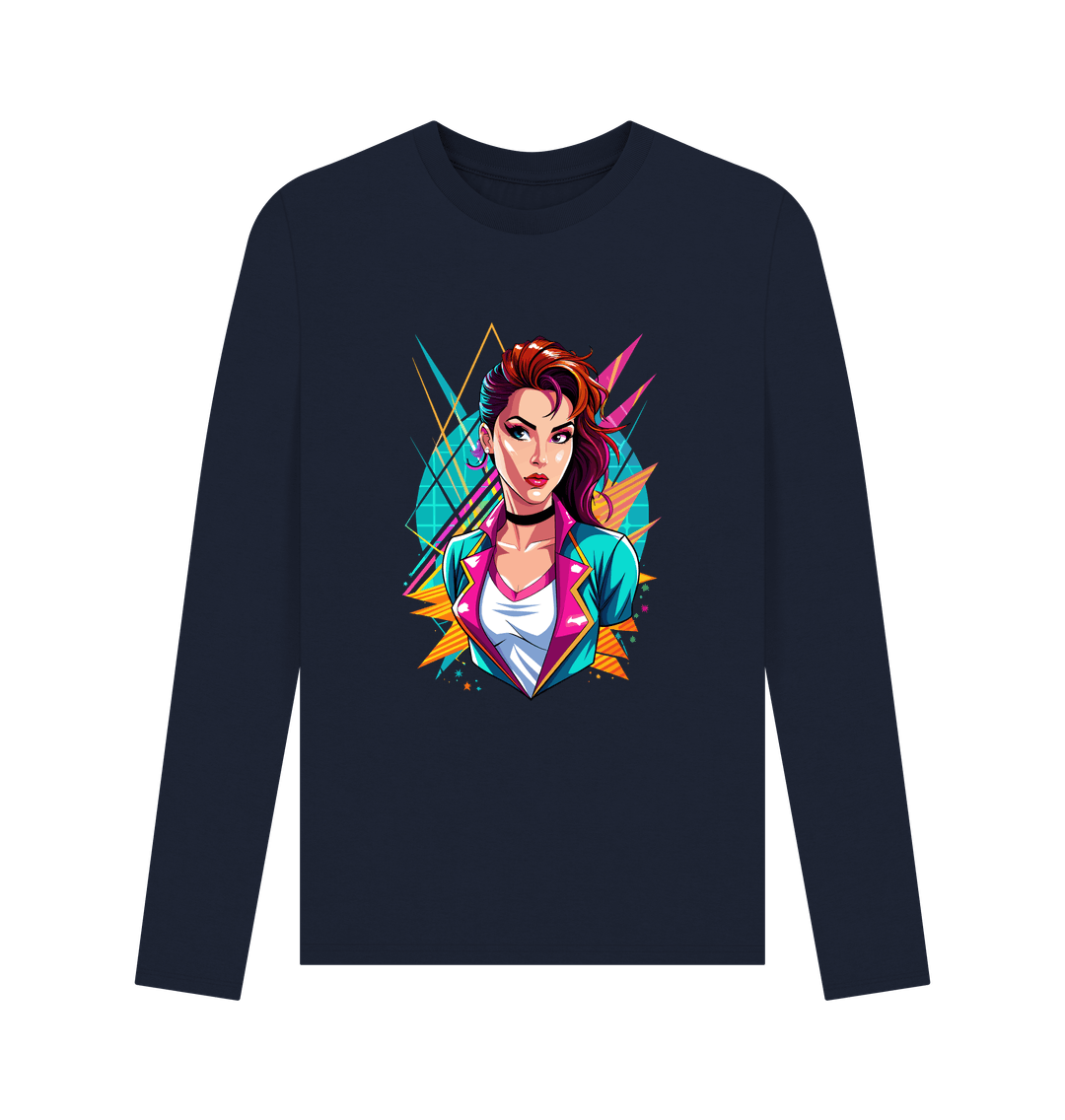 Long-sleeved t-shirt with graphic design